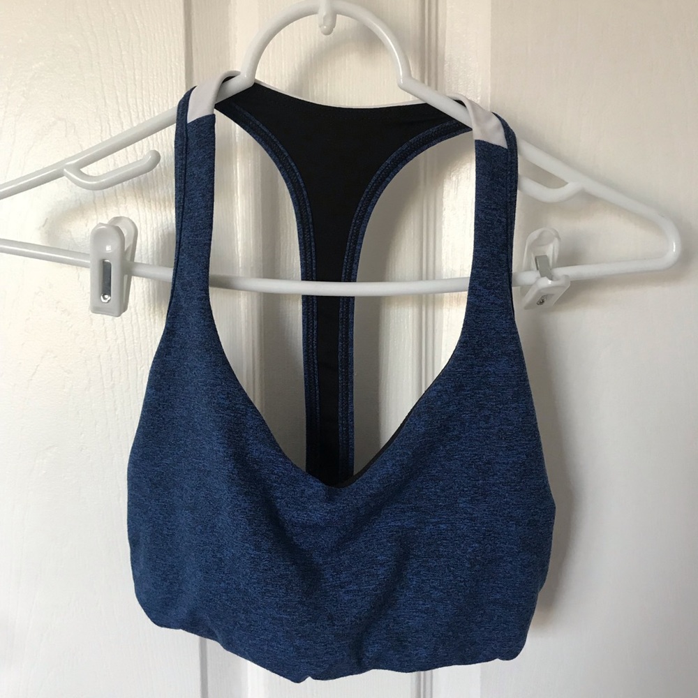 Onzie cobalt blue racerback sports bra